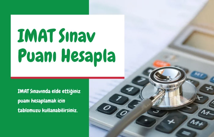 IMAT Sınav Puanı Hesaplama